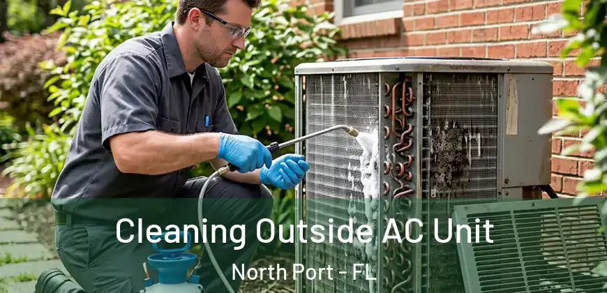 Cleaning Outside AC Unit North Port - FL